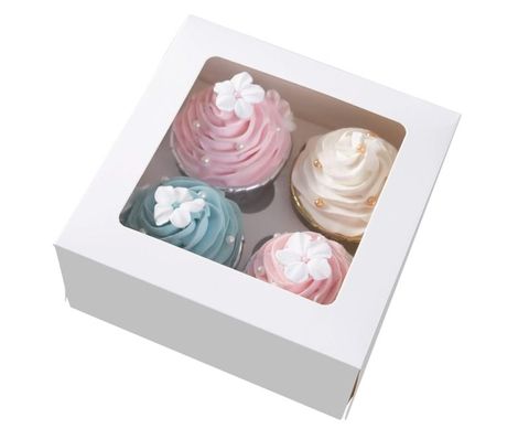 Cake-boxes-white-window-4-cupcake-box Cake-boxes-white-window-4-cupcake-box