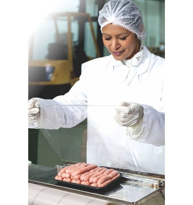 Food-packaging-film-wrap-in-use Food-packaging-film-wrap-in-use