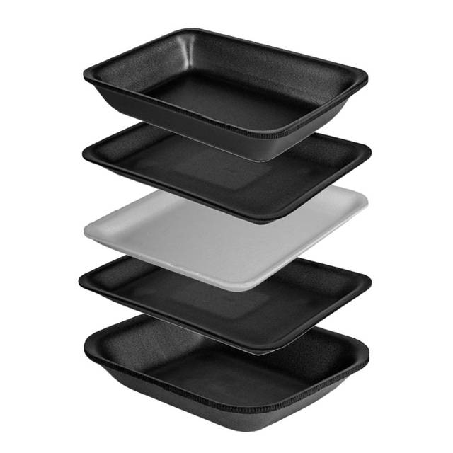 Polystyrene-foam-trays-variety-white-black Polystyrene-foam-trays-variety-white-black