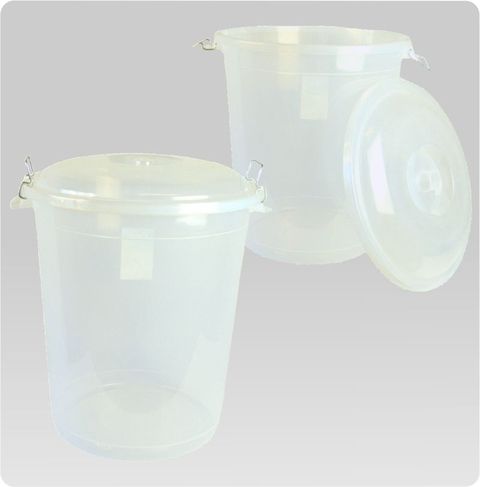 See-Through Lock Bin with Clips - 70L See-Through Lock Bin with Clips - 70L