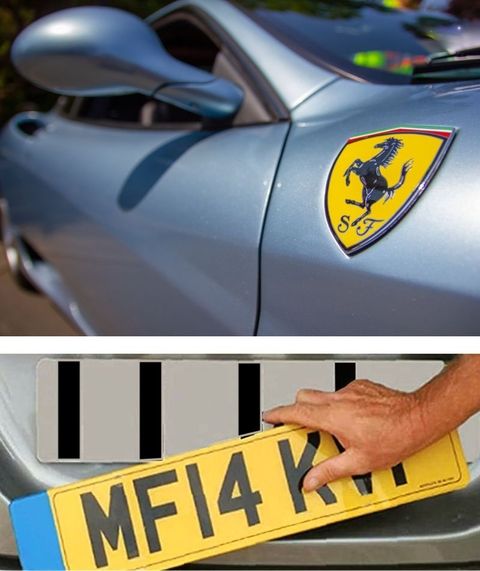 Double-sided-tape-badge-mount-on-cars Double-sided-tape-badge-mount-on-cars