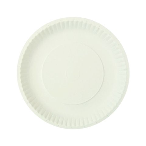 White-230mm-paper-plate White-230mm-paper-plate