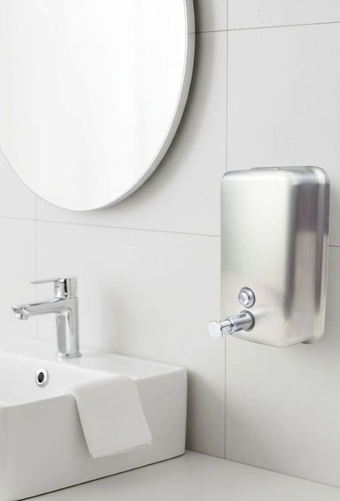 Soap-dispenser-stainless-steel-mounted-on-wall Soap-dispenser-stainless-steel-mounted-on-wall