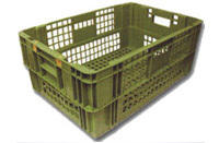 CRATE AM72VENTED:600x400x240mmAGRICULTURE/MEATSTACK - 8 FULL, 15 NESTINGCapacity - 30kg