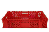 CRATE AM840VENTED BASE:600x400x128mmAGRICULTURE/MEAT